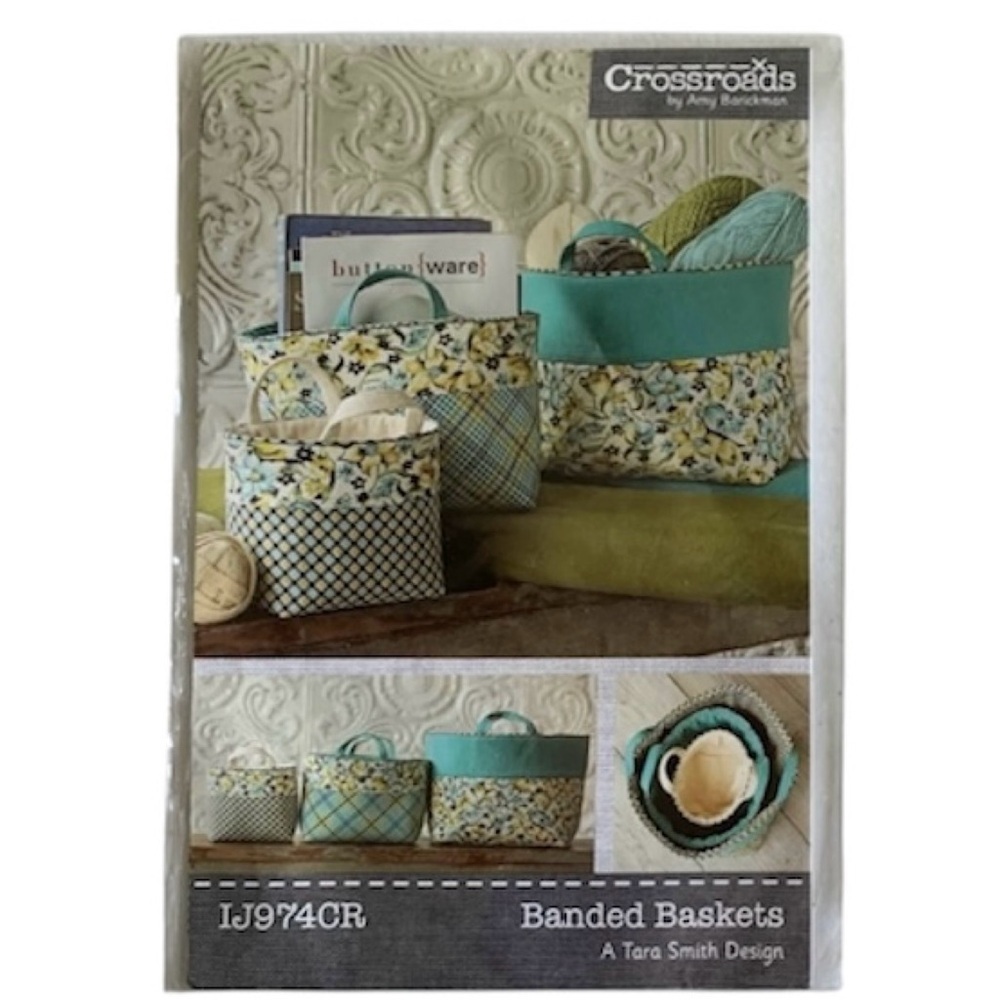 Sewing Pattern Bundle Tote Bags Storage Baskets Organizer Bins UNCUT